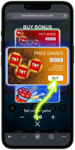 Blast the Bass Slot Buy Bonus Round