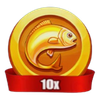 Blast the Bass Slot Fish Coin Symbol